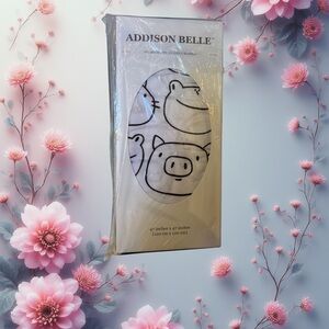 Addison Belle Baby Blanket with Animal Print